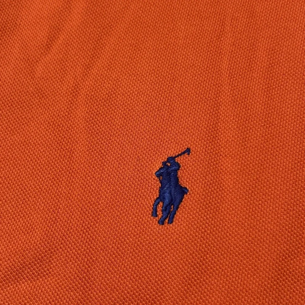 Polo Ralph Lauren Men's Bright Orange Polo Short Sleeve Collared Neck Size XXL
